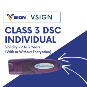 DIGITAL SIGNATURE CLASS 3 2 YEARS VALIDITY WITH TOKEN